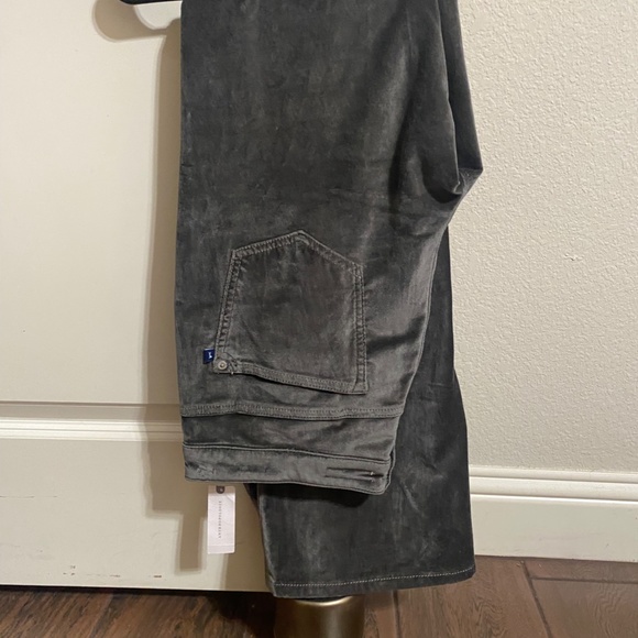 Anthropologie Pilcro Demilume Mid-rise  bootcut velvet jeans grey size 31 - Picture 4 of 8